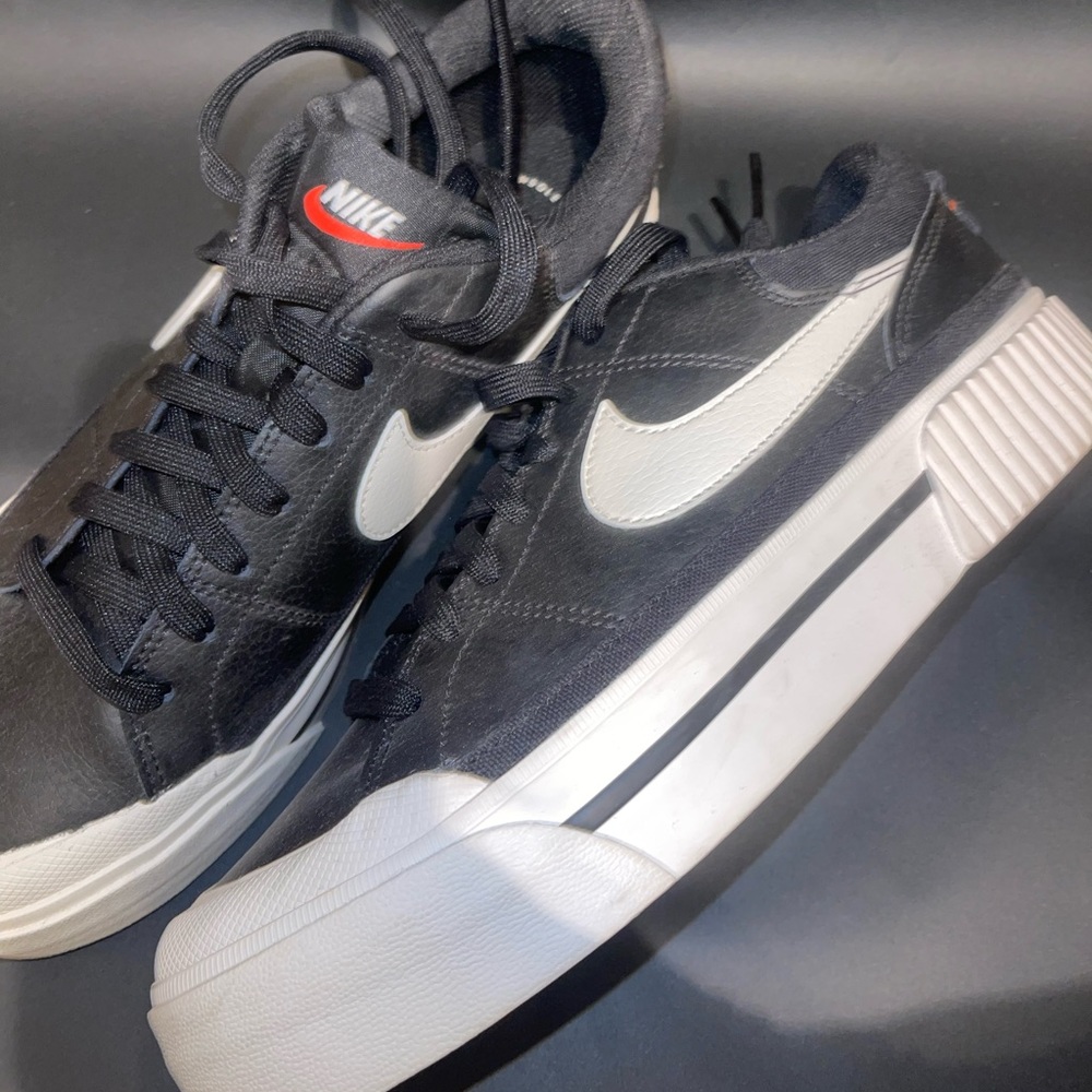 Nike Black Platform Shoes